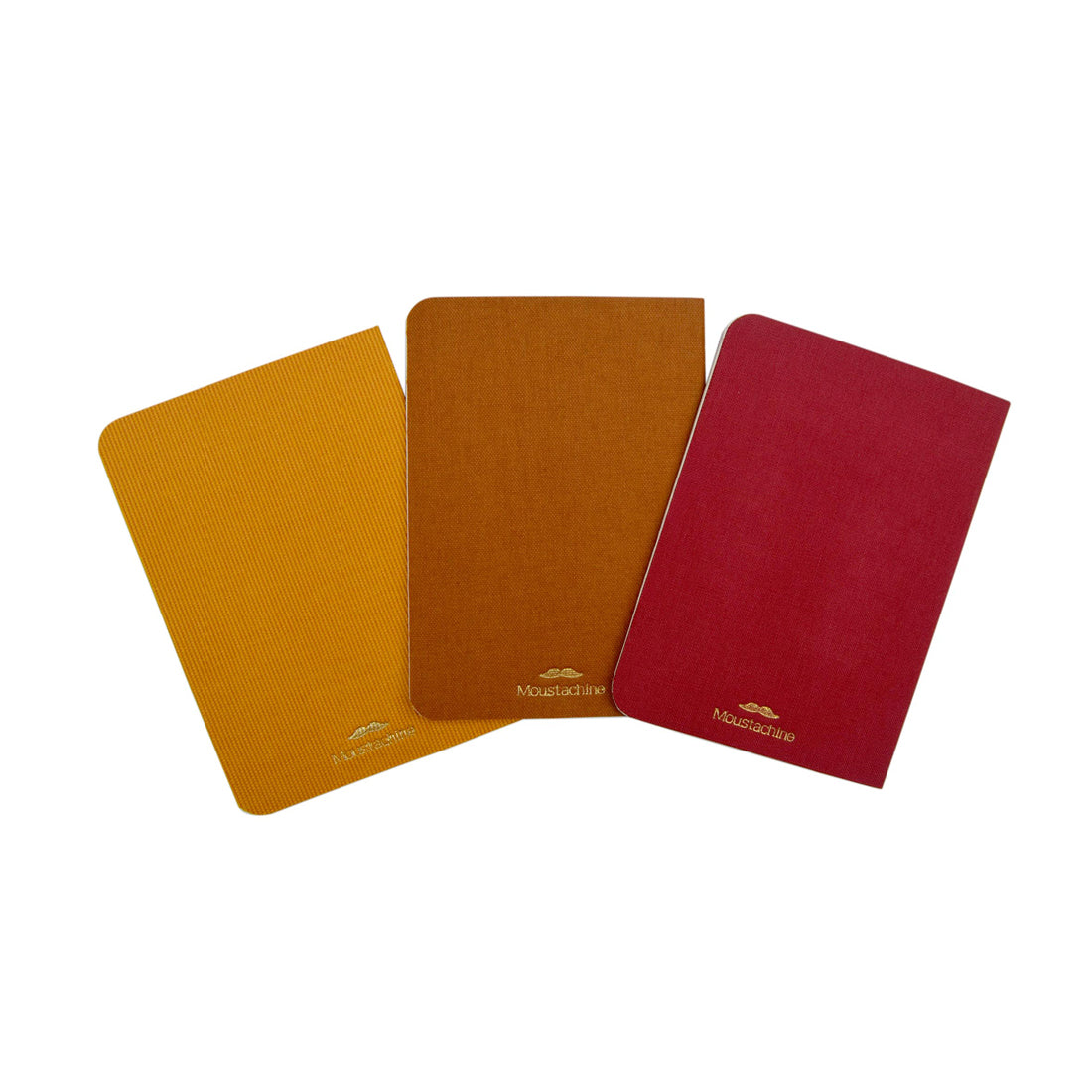 Moustachine® Tripack Slim Lino Passport Amarillo y Rojos